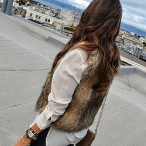 Faux Fur Vest 5/$25